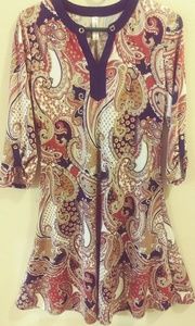 Paisley dress size small